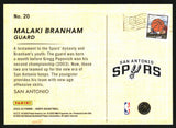 2022-2023 - Malaki Branham - NBA Hoops (RC) - Rookie Greetings - #20