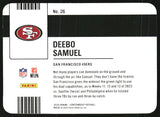 2024 - Deebo Samuel - Panini Contenders License to Dominate - #26