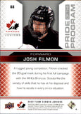 2022-2023 - Josh Filmon - Team Canada Juniors - #88