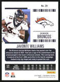 2024 - Javonte Williams - Panini Contenders Game Ticket Red - #29