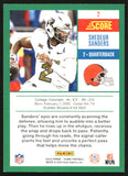 2025 - Shedeur Sanders - Score Anniversary Rookie - #2