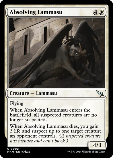 Absolving Lammasu (Uncommon) - 002