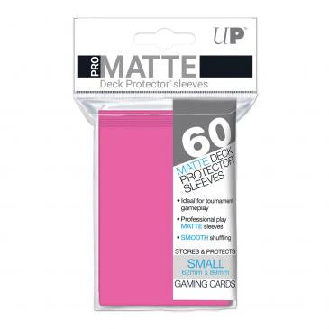 Ultra Pro Sleeves: PRO-Matte Protector: Japanese Size: Bright Pink (60ct) (Sealed)