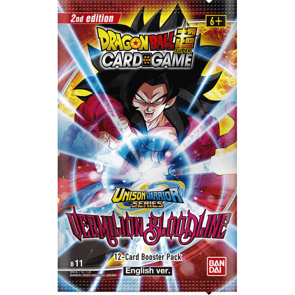 Dragon Ball Super Card Game: Vermilion Bloodline Booster Pack (2nd Edition) (Sealed)