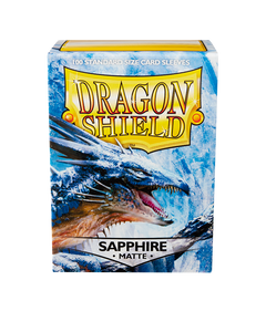 Dragon Shield: Matte Sleeves - Sapphire (100) (Sealed)