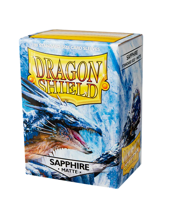 AT-11028 - Dragon Shield: Matte Sleeves - Sapphire (100) (Sealed)
