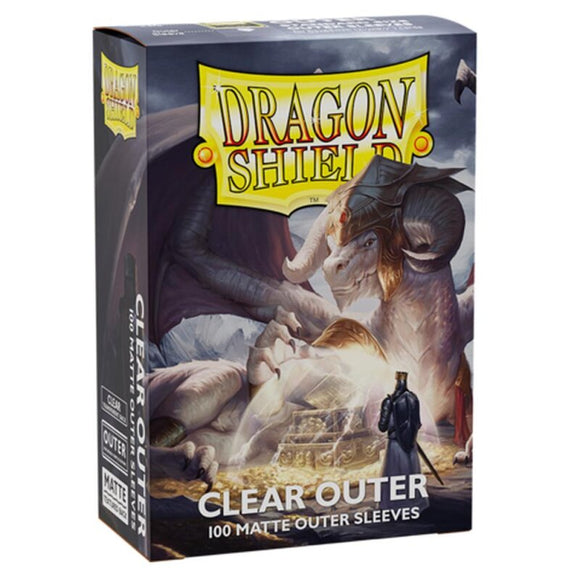 AT-13002 - Dragon Shield: Outer Sleeves Matte: Clear - (100) (Sealed)