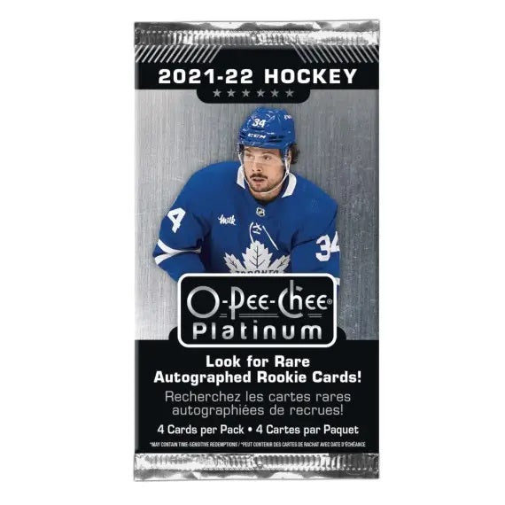 2021-22 Upper Deck O-Pee-Chee Platinum Hockey Pack (Sealed)
