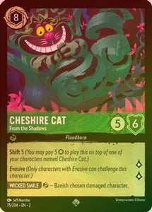 Cheshire Cat (From the Shadows) - 75/204 - Foil Super Rare