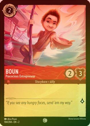 Boun (Precocious Entrepreneur)  - 104/204 - Foil Common