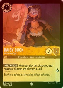 Daisy Duck (Musketeer Spy) - 7/204 - Common (Foil)