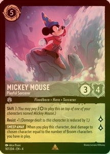 Mickey Mouse (Playful Sorcerer) - 187/204 - Rare (Foil)