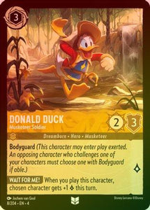 Donald Duck (Musketeer Soldier) - 8/204 - Uncommon (Foil)