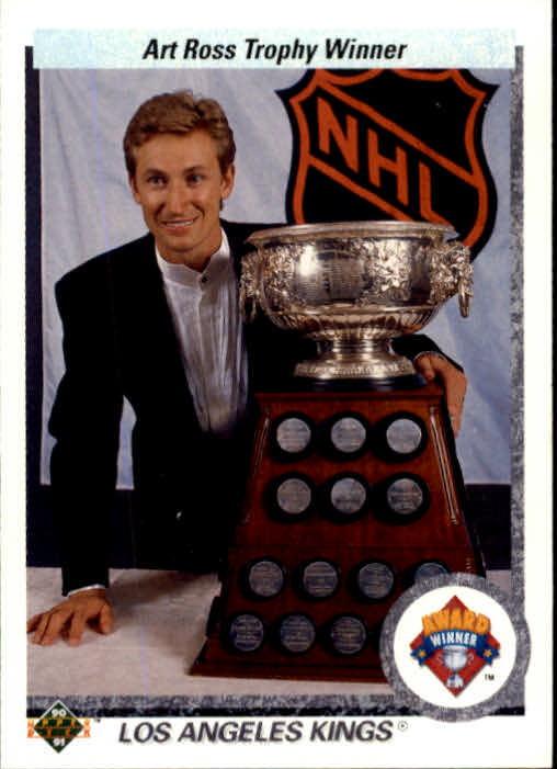 1990-1991 - Art Ross Trophy Winner Wayne Gretzky - Upper Deck - #205