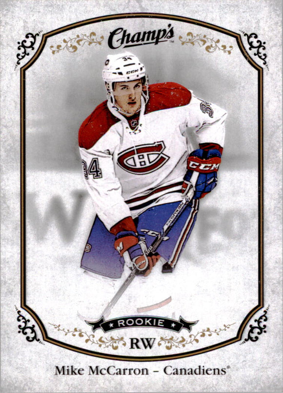 2015-16 Mike McCarron RC - Upper Deck Champ's - #165