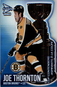 2002-03 - Joe Thornton - McDonald's Pacific Cup Contenders Die-Cuts - #1