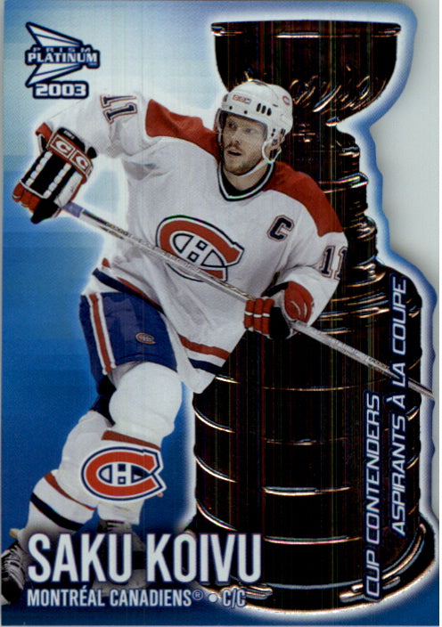 2002-03 - Saku Koivu - McDonald's Pacific Cup Contenders Die-Cuts - #4