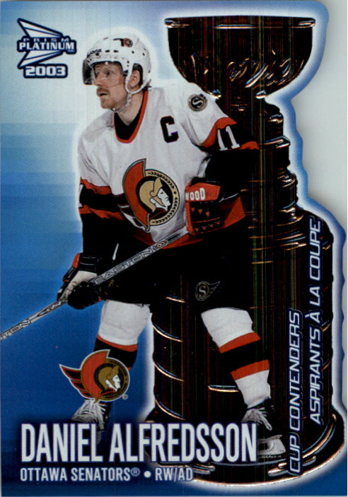 2002-03 - Daniel Alfredsson - McDonald's Pacific Cup Contenders Die-Cuts - #5