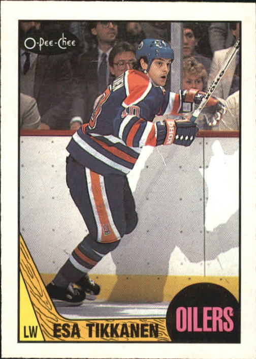 1987-1988 - Esa Tikkanen RC - O-Pee-Chee - #7