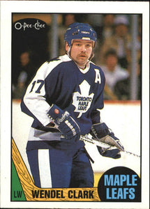 1987-1988 - Wendel Clark - O-Pee-Chee - #12