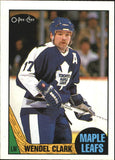 1987-1988 - Wendel Clark - O-Pee-Chee - #12