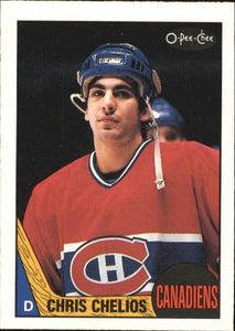 1987-1988 - Chris Chelios - O-Pee-Chee - #106