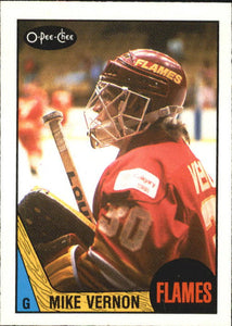 1987-1988 - Mike Vernon RC - O-Pee-Chee - #215