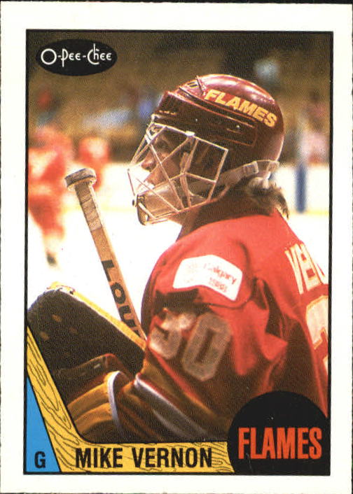 1987-1988 - Mike Vernon RC - O-Pee-Chee - #215