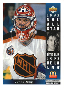 1993-94 - Patrick Roy - McDonald's Upper Deck - #23