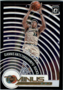 2020-2021 - Giannis Antetokounmpo - Donruss Optic T-Minus 3 2 1 - #15