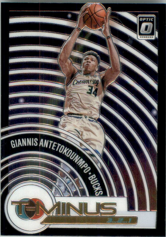2020-2021 - Giannis Antetokounmpo - Donruss Optic T-Minus 3 2 1 - #15