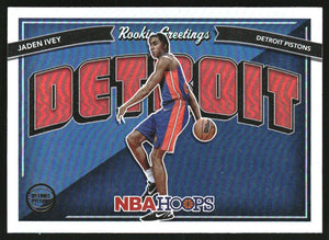 2022-2023 - Jaden Ivey - Hoops Rookie Greetings Holo - #5
