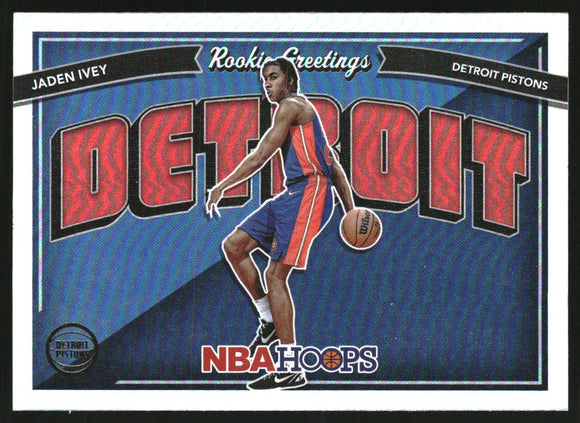 2022-2023 - Jaden Ivey - Hoops Rookie Greetings Holo - #5