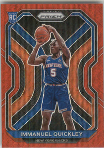 2020-2021 - Immanuel Quickley - Panini Prizm Prizms Ruby Wave - #296