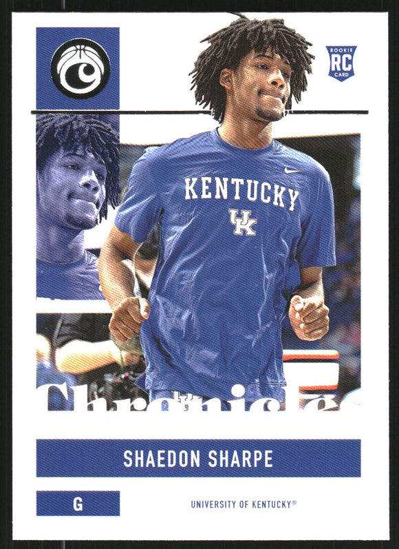 2022-23 - Shaedon Sharpe - Panini Chronicles Draft Picks - #10