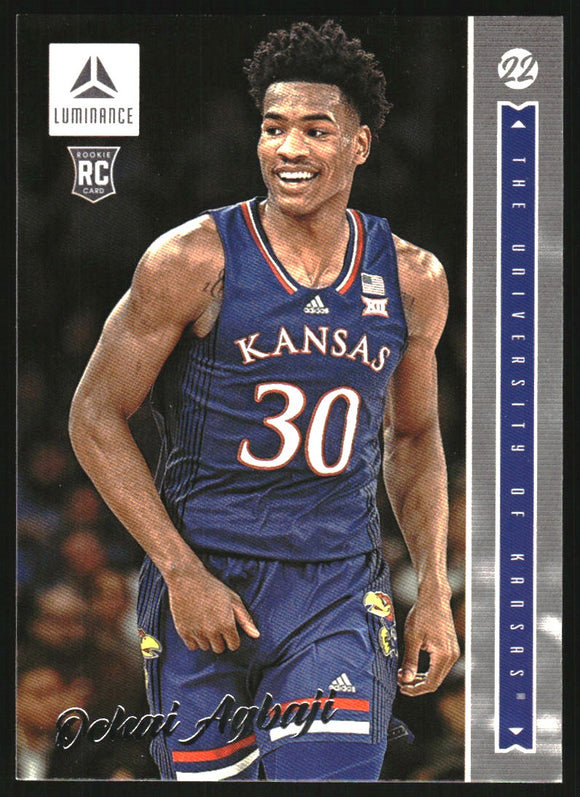 2022-23 - Ochai Agbaji - Panini Chronicles Draft Picks Luminance - #20