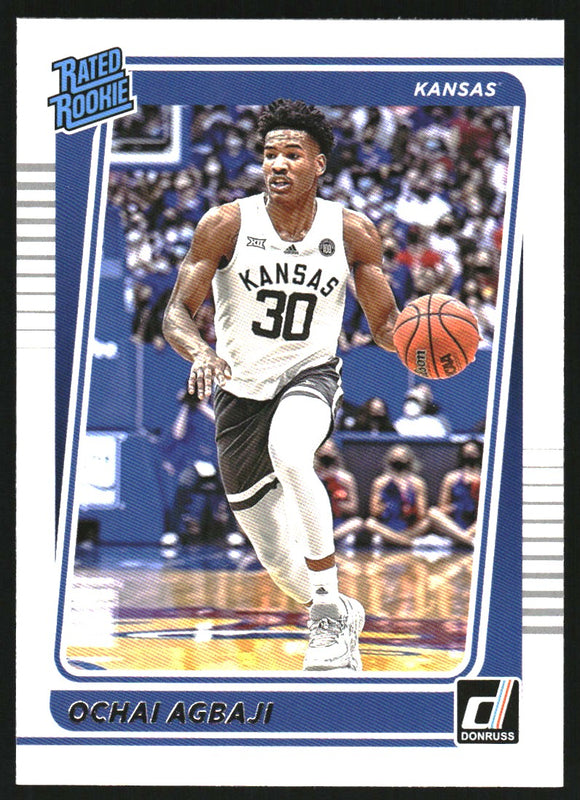 2022-23 - Ochai Agbaji - Panini Chronicles Draft Picks Donruss Rated Rookies - #20