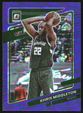 2021-2022 - Khris Middleton - Donruss Optic Purple - #143