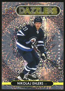 2021-2022 - Nikolaj Ehlers - Upper Deck Dazzlers Orange - #DZ99