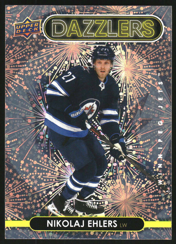 2021-2022 - Nikolaj Ehlers - Upper Deck Dazzlers Orange - #DZ99