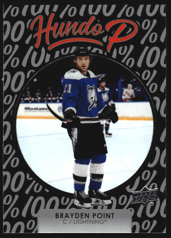 2021-2022 - Brayden Point - Upper Deck Hundo P - #HP3
