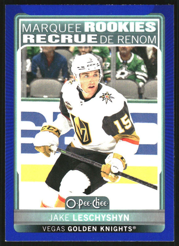 2021-2022 - Jake Leschyshyn - O-Pee-Chee Blue - #629