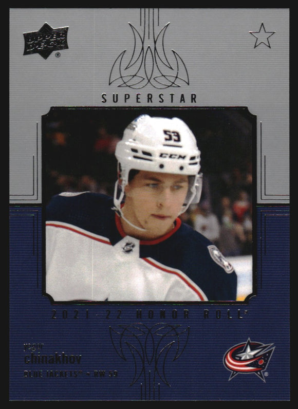 2021-2022 - Yegor Chinakhov - Upper Deck Honor Roll - #HR54