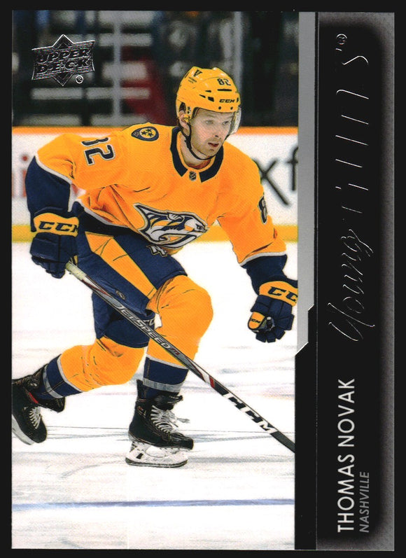 2021-2022 - Thomas Novak YG RC - Upper Deck - #476