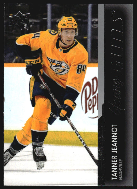 2021-2022 - Tanner Jeannot YG RC - Upper Deck - #222