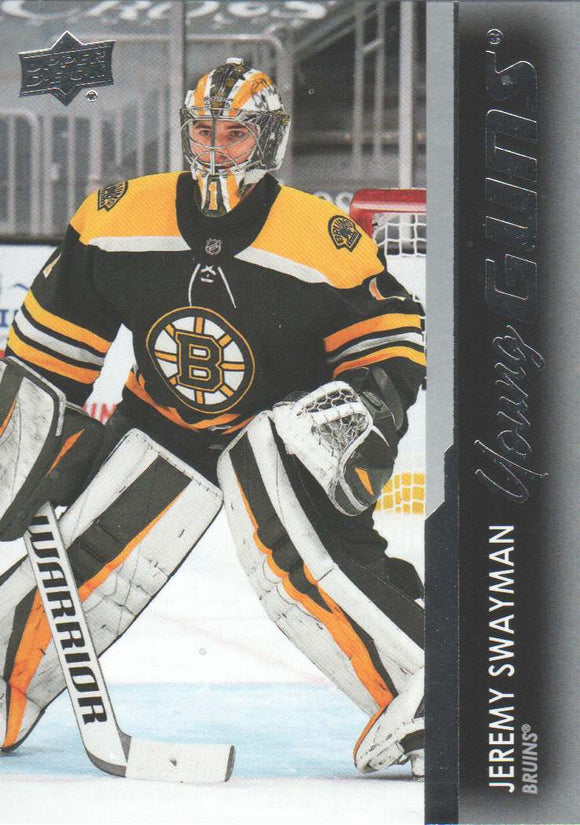 2021-2022 - Jeremy Swayman YG RC - Upper Deck - #226