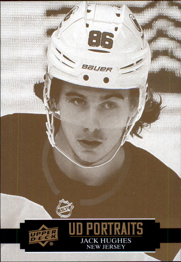 2021-2022 - Jack Hughes - Upper Deck Portraits - #P8