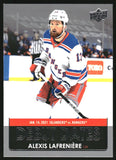 2021-2022 - Alexis Lafreniere - Upper Deck Debut Dates - #DD-1