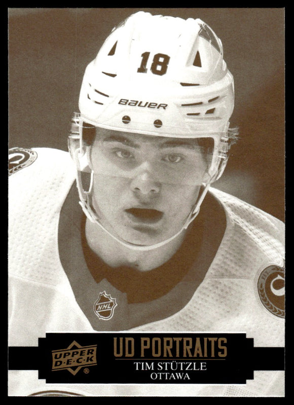 2021-2022 - Tim Stutzle - Upper Deck Portraits - #P20