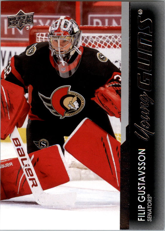 2021-2022 - Filip Gustavsson - Upper Deck Young Guns - #225